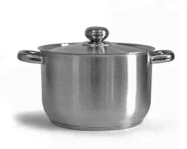 Кастрюля с крышкой Амет Славяна 4.00л 1с869 с ТРС-3 (металлическая крышка)