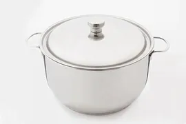 Амет ТРС-3 Классика-Прима Кастрюля 7,0 л из нержавеющей стали (прутковые ручки, металлическая крышка)