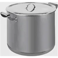 Кастрюля из нержавеющей стали с металлической крышкой - АМЕТ 40 л