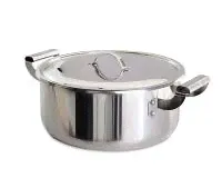 Кастрюля АМЕТ 12,0л цельнотянутая (1) 1с2361