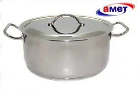 Кастрюля цельнотянутая АМЕТ 10л (316 мм) 1с2195