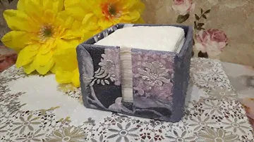 МК: Салфетница своими руками. Легко и просто // DIY napkin holder // easily