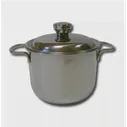 Кастрюля из нержавеющей стали с металлической крышкой - АМЕТ 2.25 л
